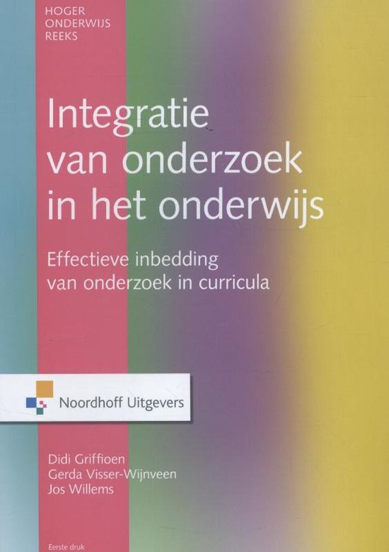 Cover van het boek 'Integratie van onderzoek in het onderwijs'