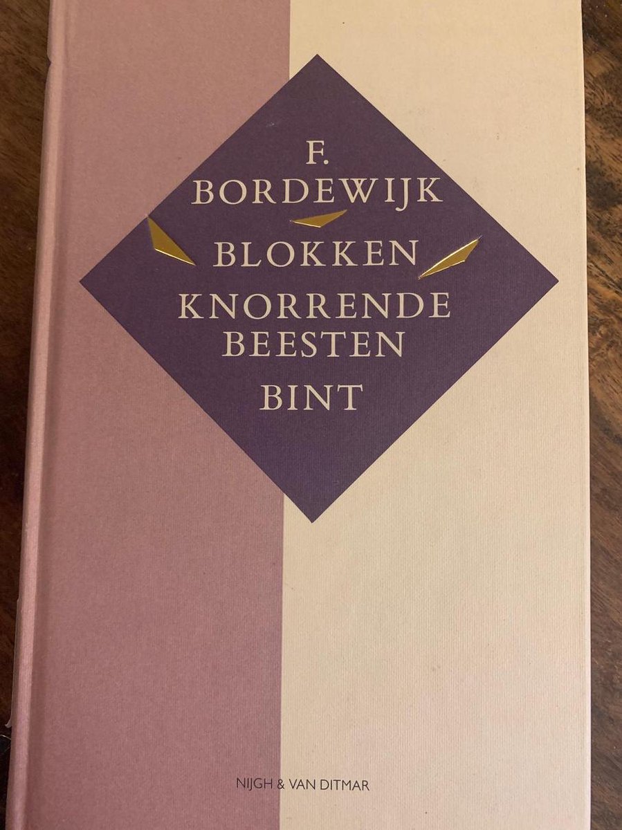 Blokken Knorrende Beesten Bint van Bordewijk 2 x nieuw en