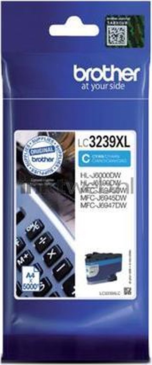 Brother LC3239XLC - Cyaan - origineel - inktcartridge - voor Brother HL-J6000DW, HL-J6100DW, MFC-J5945DW, MFC-J6945DW, MFC-J6947DW