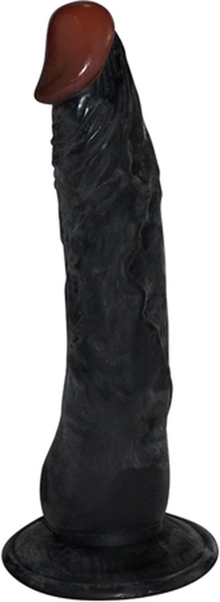 Goedkoopste You2Toys – Realistische ‘European Lover’ Dildo met Zuignap en Uitgesproken Eikel voor een Gezellige Avond – 23 cm – Donkerbruin