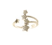 Viva Jewellery Starry night ring goud 4 sterren