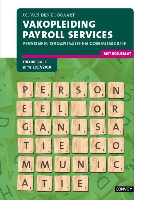 Vakopleiding payroll services Personeel, organisatie en comm ... - cover