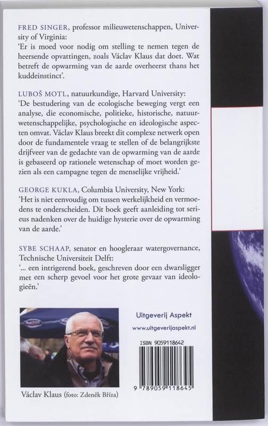 Blauwe planeet (niet groen)
