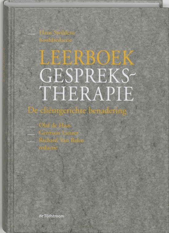 Cover van het boek 'Leerboek gesprekstherapie / druk 2'