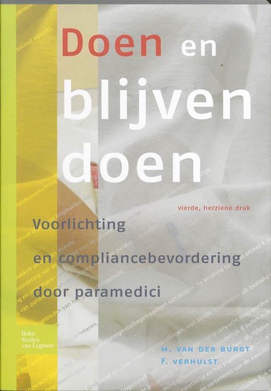 Cover van het boek 'Doen en blijven doen' van M.L.A. van der Burgt en F.J.C.M. Verhulst