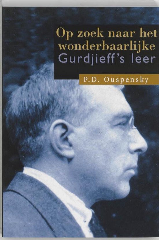 Cover van het boek 'Op zoek naar het wonderbaarlijke' van P.D. Ouspensky