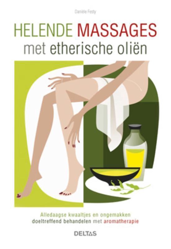 Cover van het boek 'helende massages met etherische oliën'
