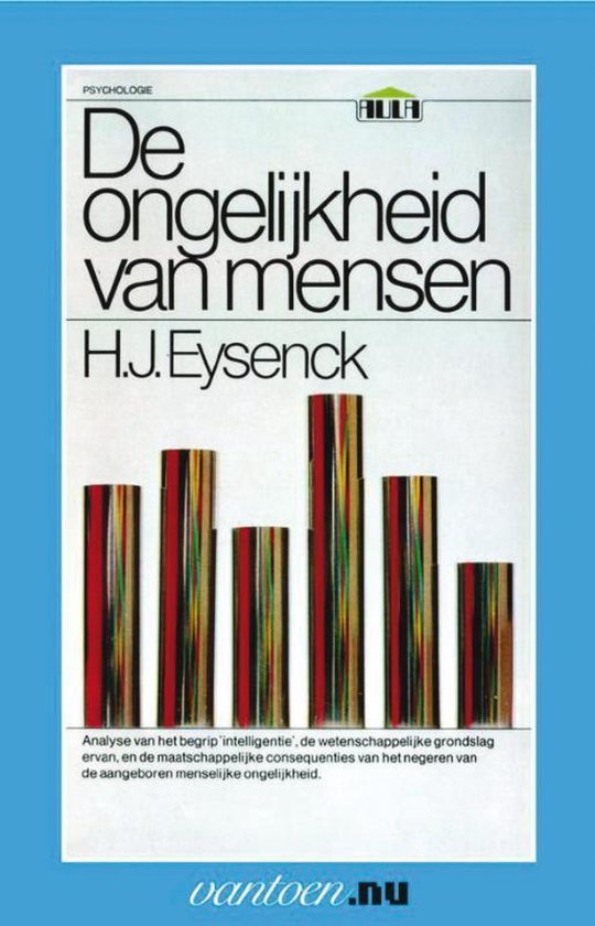 Cover van het boek 'ongelijkheid van mensen' van H.J. Eysenck