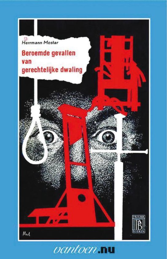 Cover van het boek 'Beroemde gevallen van gerechtelijke dwaling' van H. Mostar