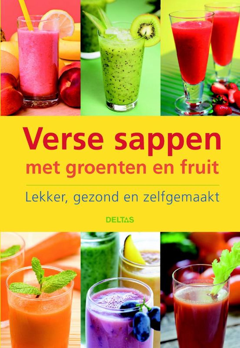Verse sappen met groenten en fruit - Son Tyberg
