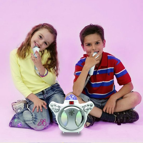 Disco CdSpeler Karaoke Met Twee Microfoons