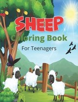 SHEEP Coloring Book For Teenagers