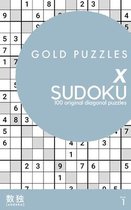 Gold Puzzles X Sudoku Book 1