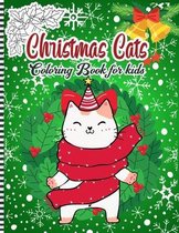 Christmas Cats Coloring Book For Kids