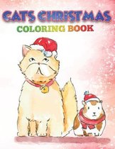 Cats Christmas Coloring Book