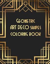 Geometric ART DECO shapes coloring book