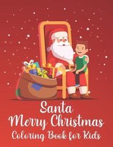 Santa Merry Christmas Coloring Book For Kids