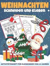 Weihnachten Schneiden und Kleben