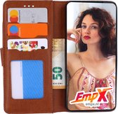 EmpX Apple iPhone 11 Pro Max TPU/Kunstleer Bruin Boekhoesje