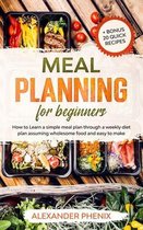 Meal planning for beginners