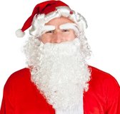 Set Kerstman (muts, pruik, wenkbrauwen en baard)