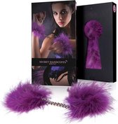 Secret Play Purple Marabou Handcuffs