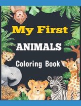 My First Animals Coloring Book