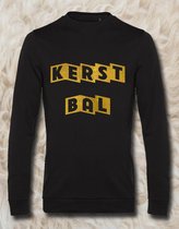 Sweater met opdruk “Kerst Bal” Zwarte sweater met gouden opdruk. Een echt leuke, maar vooral foute kersttrui!