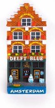 Magneet 2D Huis Delftblue Shop - Souvenir