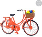 Miniatuurfiets Met Tulpjes Oranje - Souvenir