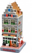 Amsterdams grachtenhuisje - coffeeshop - Nieuwe Brugsteeg 13 - 12 cm