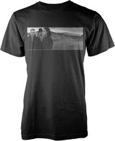 U2 Heren Tshirt -XXL- Joshua Tree Metallic Print Zwart