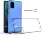 Samsung Galaxy A31 doorzichtig zacht siliconen hoesje - Transparant