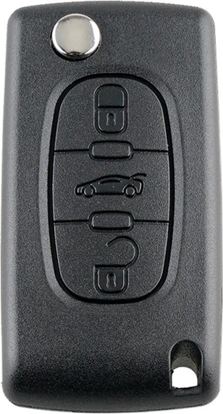 Coque Clé Peugeot Citroën CE0523 - 3 Boutons Sans Électronique