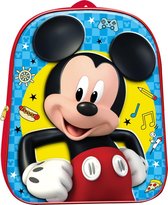 MICKEY Happy Play 3D Sac à dos École 3-6 Years