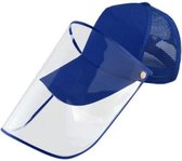 T.4.E. Pet met beschermmasker - blauw