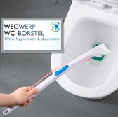 LYDO ultra hygiënische wegwerp WC borstel - 12 Vervangbare opzetstukken