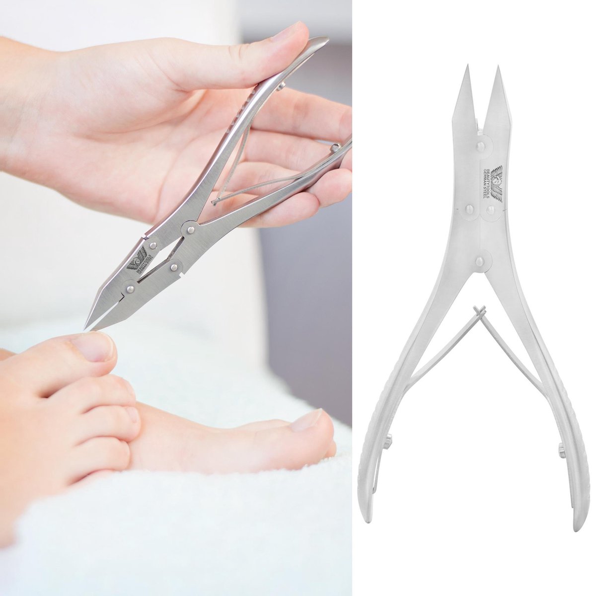 Beautytools Nagelknipper PREMIUM Nageltang Groot Dubbele