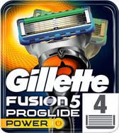 Gillette Fusion5 ProGlide Power Scheermesjes Mannen - 4 stuks