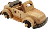 Beeld - Hout - Auto - Cabrio - 25x11x11cm - Indonesie - Fairtrade