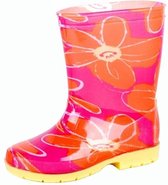 Regenlaars Gevavi Boots | Suze Meisjeslaars PVC | Maat 27  | Roze/Oranje