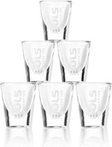 Bols Shotglaasjes - Borrelglaasjes, Drinkglazen, Jenever Glas - 6 stuks