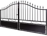 Tuinpoort Jais aluminium lengte 4m zwart