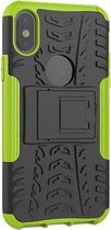 GadgetBay Shockproof bescherming hoesje iPhone X XS case - Groen