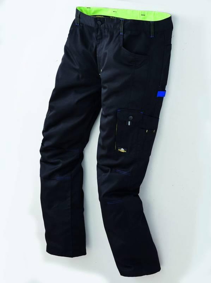 Uncle Sam Bundhose Beruf Schwarz/Royal/Limette-50