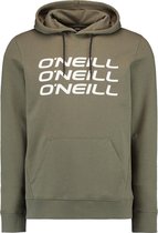 O'Neill Hoodie Men Triple Stack Dusty Olive S - Dusty Olive 60% Katoen 40% Polyester (Gerecycled)