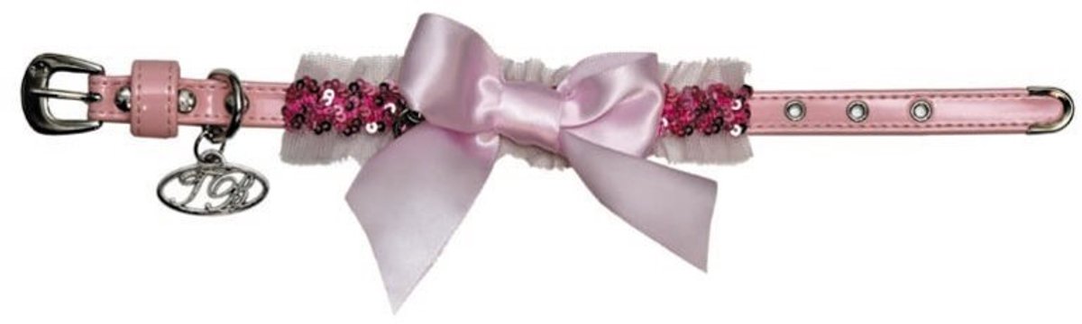 Trilly tutti Brilli Hondenhalsband  Micol, Rose