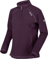 Montes Lichtgewichte Fleece met halve rits van Regatta voor Dames, Sportjas, pruimpaars