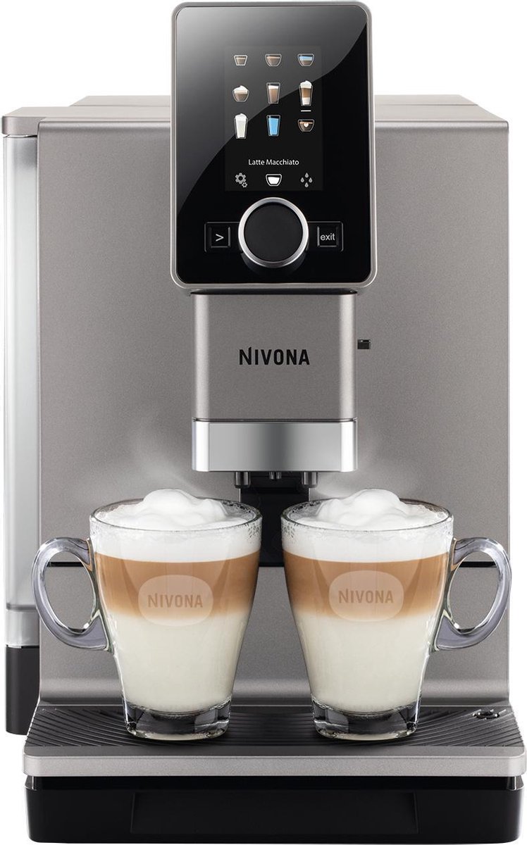 Nivona CafeRomatica 930 Espressomachine Titanium / chrome
