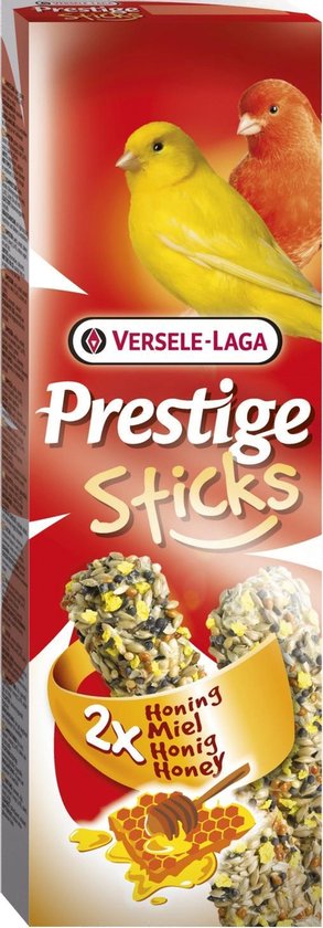Versele-laga палочки для канареек с медом 2x 30г (упак 10шт) (5410340223055)